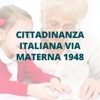 cittadinanza materna 1948